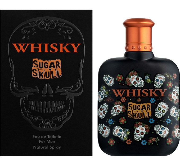 Туалетная вода мужская Evaflor Whisky Sugar Skull 2020 100 мл - Купить в Агонь-В