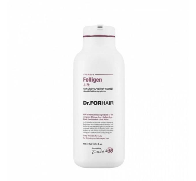 Dr.FORHAIR Folligen Silk Shampoo: уход для сухих волос.