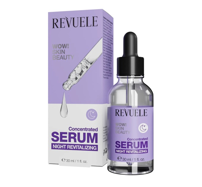 Ночная омолаживающая сыворотка REVUELE Wow! Skin Beauty 30 мл (5060565107434)