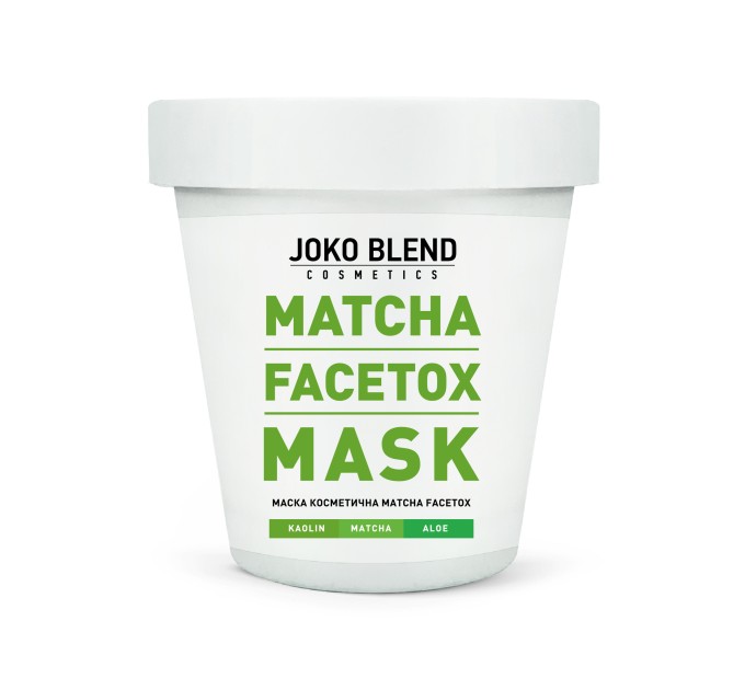 Очищение и омоложение с Маской для лица Matcha Facetox Mask Joko Blend 80 г