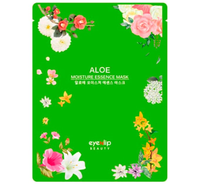 Тканевая маска для лица с алоэ Eyenlip Moisture Essence Mask Aloe 25 мл: увлажнение и питание кожи