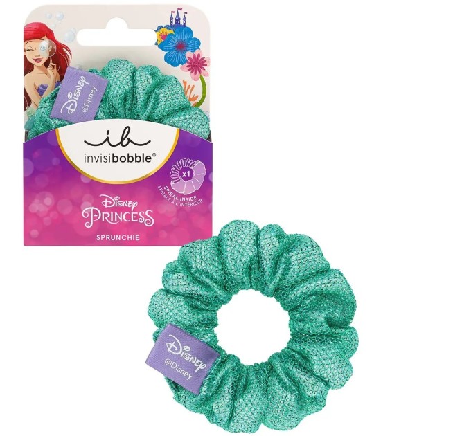 Резинка-браслет для волос invisibobble SPRUNCHIE KIDS Disney Ariel: идеальный аксессуар для принцесс!