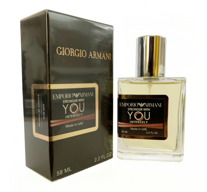 Погрузитесь в интенсивность с парфюмом Emporio Armani Stronger With You Intensely - ОАЭ Tester 58ml