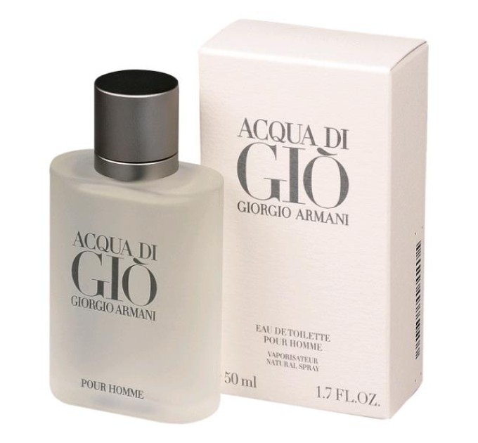 Туалетна вода чоловіча Giorgio Armani Acqua Di Gio 50 мл 1996 (00-00006380) – купити на agon-v.com.ua