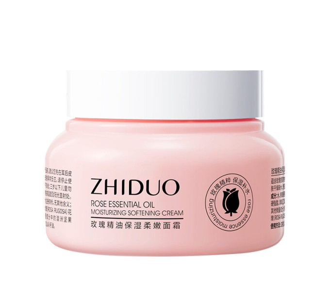 Эффективный крем с розовой водой для проблемной кожи - Zhiduo Rose Essential Oil 120g