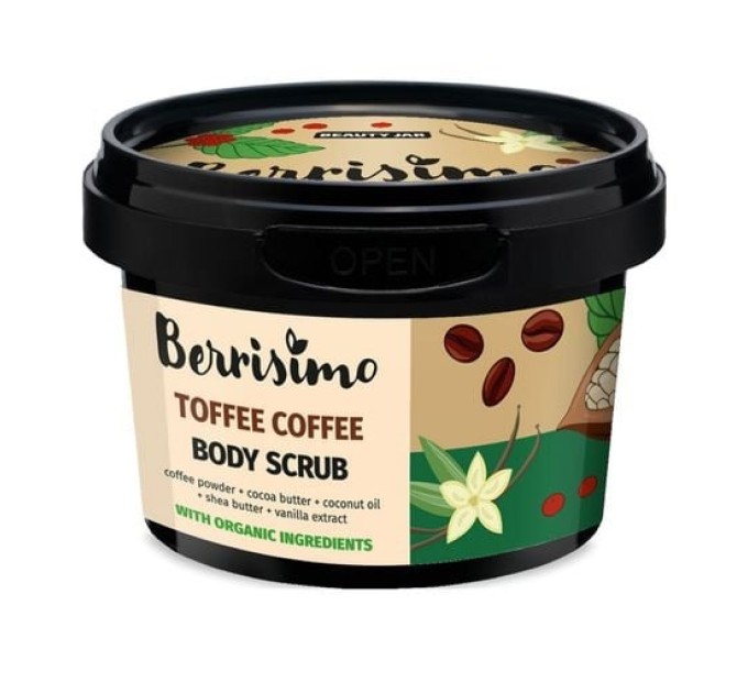 Освежающий телескраб Berrisimo Toffee Coffee 350 г: ухаживайте за кожей с наслаждением