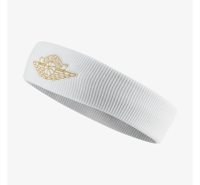 Повязка на голову Nike JORDAN WINGS HEADBAND 2.0 -J0.3604.109.OS Белый: стильный аксессуар для спорта.