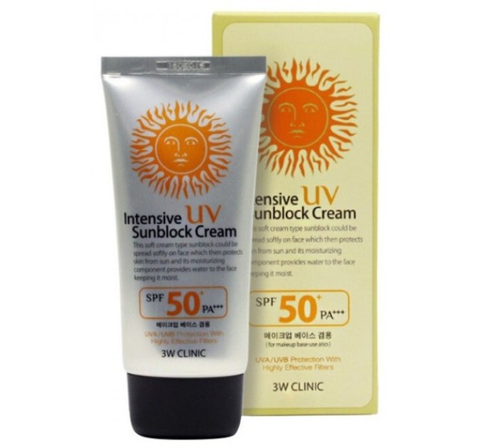 3W CLINIC Intensive UV Sunblock Cream: эффективная защита от солнца