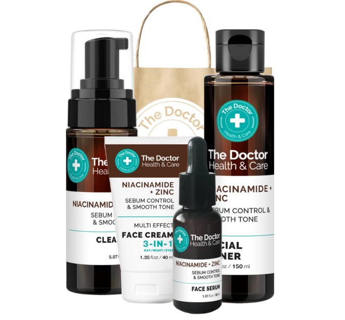 Набор The Doctor Health&Care Niacinamide Zinc 4 шт: омолаживающий комплекс для лица на agon-v.com.ua