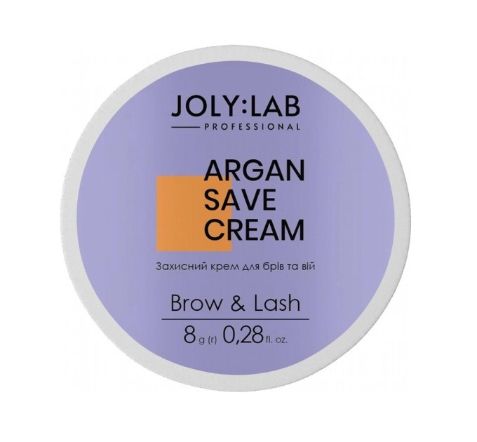 Защитный аргановый крем для бровей и ресниц Joly:Lab Argan Save Cream 10 мл (4823109407671)