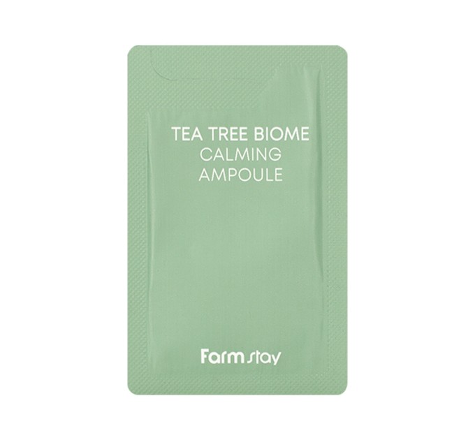 Успокаивающая сыворотка для лица пробник FarmStay Tea Tree Biome Calming Ampoule 1 мл (8809783324486)