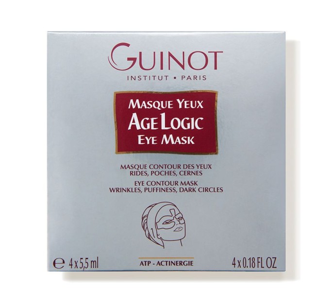 Маска для области глаз Guinot Masque Age Logic Yeux - омолаживающая формула в удобном формате 4х5,5 мл