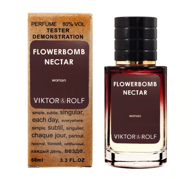 Насичений аромат Viktor & Rolf Flowerbomb Nectar - Селективний тестер 60 мл: спробуйте ексклюзивні нюанси на agon-v.com.ua