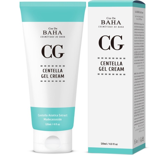 Успокаивающий крем с центеллой для кожи: Cos De BAHA Centella Gel Cream