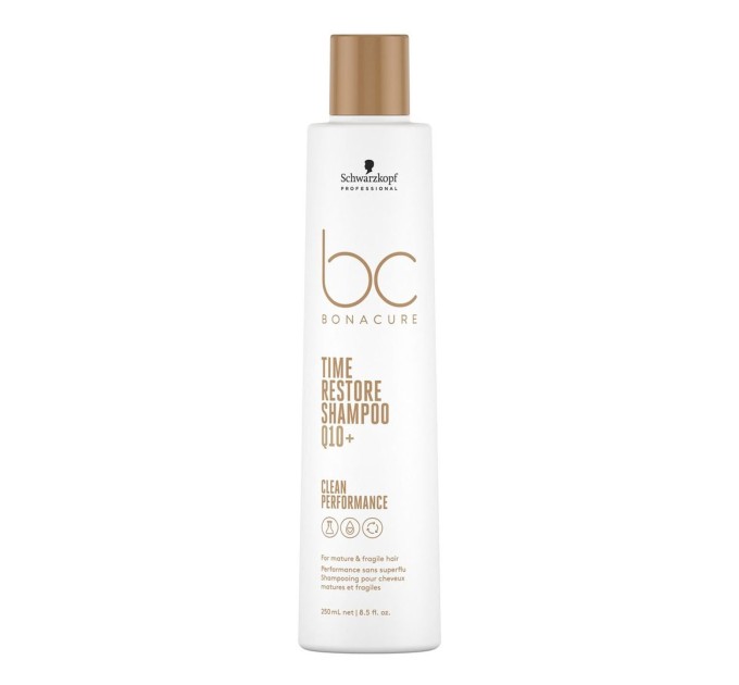 Шампунь Schwarzkopf Professional BC Bonacure Time Restore для зрелых волос 250 мл (4045787726633) - відновлення та догляд для зрілих волосся