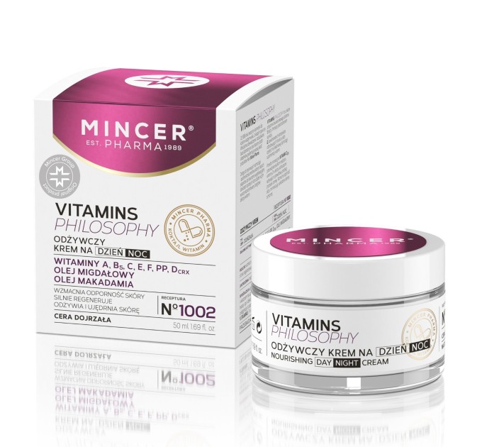 Новый крем Mincer Pharma Vitamins Philosophy: питательное уход для зрелой кожи