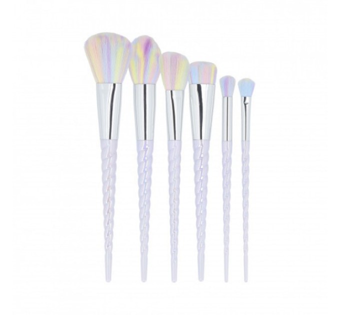 H1: Набор кистей для макияжа MIMO Unicorn Pastel Set от Tools For Beauty (6 шт)