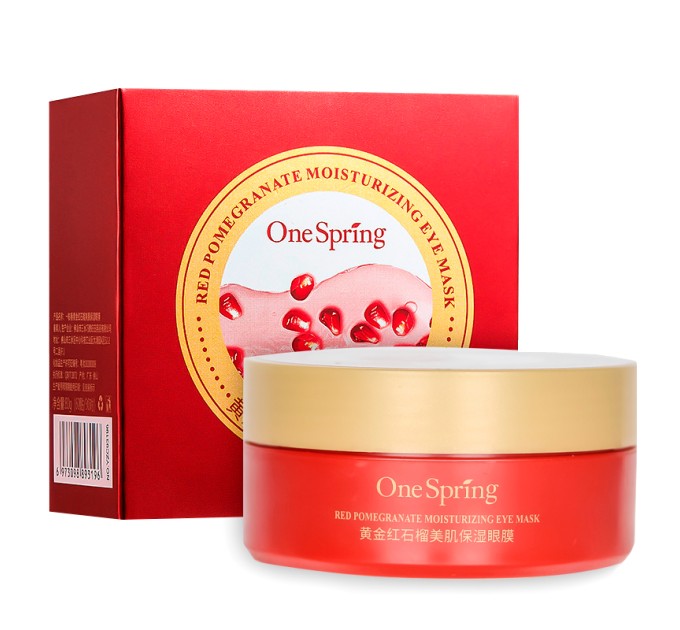 Освежите глаза с патчами OneSpring Red Pomegranate Moisturizing Eye Mask