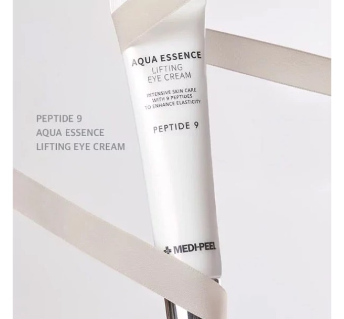 Идеальный лифтинг крем для кожи вокруг глаз с пептидами - Peptide9 Aqua Essence Lifting Eye Cream Medi-Peel 40 мл