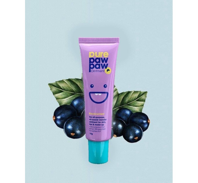 Восстанавливающий бальзам для губ Pure Paw Paw Blackcurrant 15g