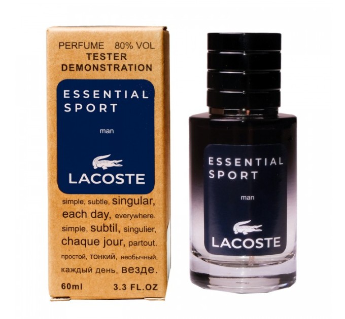 Попробуйте энергичный аромат: Lacoste Essential Sport - Selective Tester 60ml