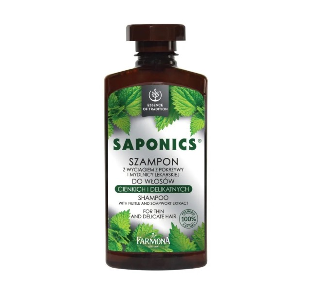 Обновите свои волосы с шампунем Saponics Farmona с крапивой и мыльнянкой