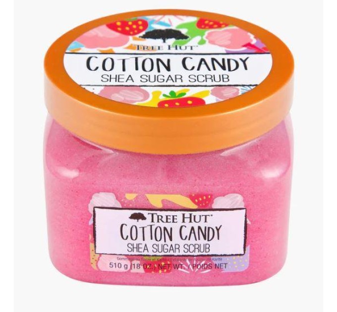 Сладкий скраб для тела Tree Hut Cotton Candy