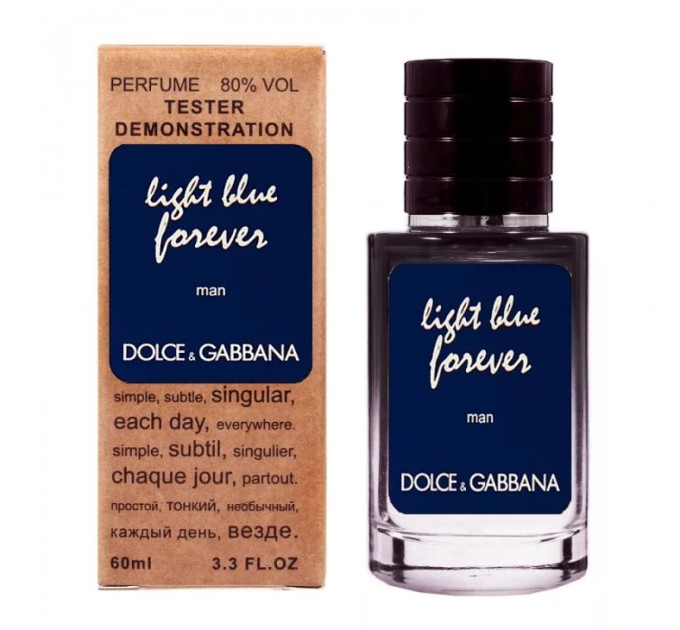 Наслаждайтесь вечным ароматом: Dolce&Gabbana Light Blue Forever - Selective Tester 60ml