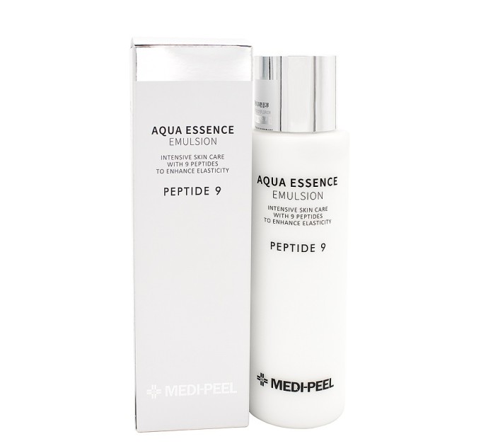 Эмульсия с пептидами для лица: Medi-Peel Peptide 9 Aqua Essence Emulsion - влага и питание в одном флаконе