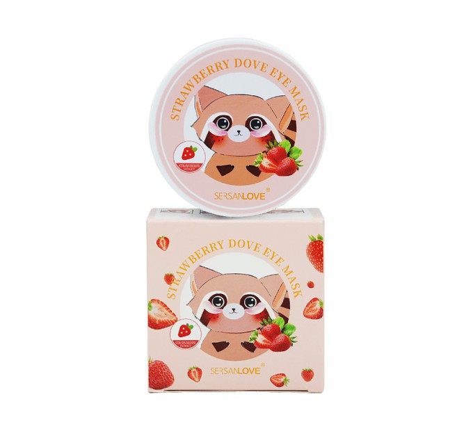 Гидрогелевые патчи Sersanlove StrawBerry Dove Eye Mask 90 г