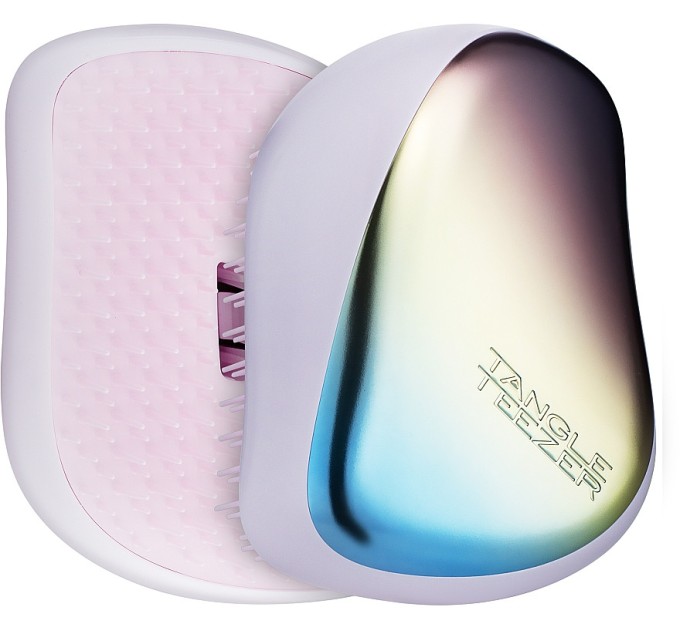 Расческа Tangle Teezer Compact Styler в радужном розовом цвете: идеальное средство для ухода за волосами