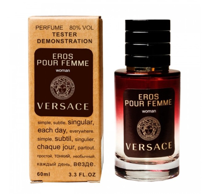 Искушающий Versace Eros Pour Femme - Selective Tester 60ml: попробуйте соблазнительный аромат!