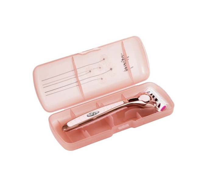 Идеально гладкая кожа всегда с Wilkinson Quattro For Woman Rosegold + дорожным футляром