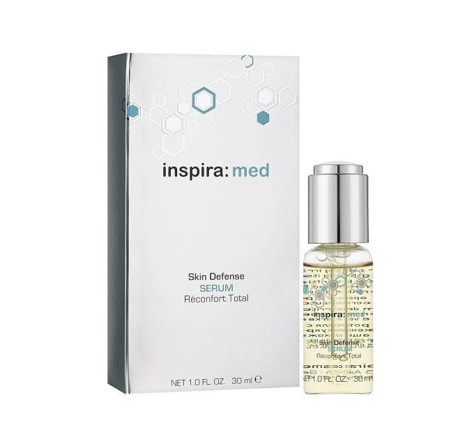 Успокаивающая сыворотка для чувствительной кожи Inspira:cosmetics Skin Defense Serum Med 30 мл (4251059310091)