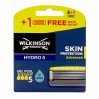 Змінні касети для гоління Wilkinson Sword Hydro 5 Skin Protection Advanced 4+1 шт 019891 - надійна захист шкіри на agon-v.com.ua!