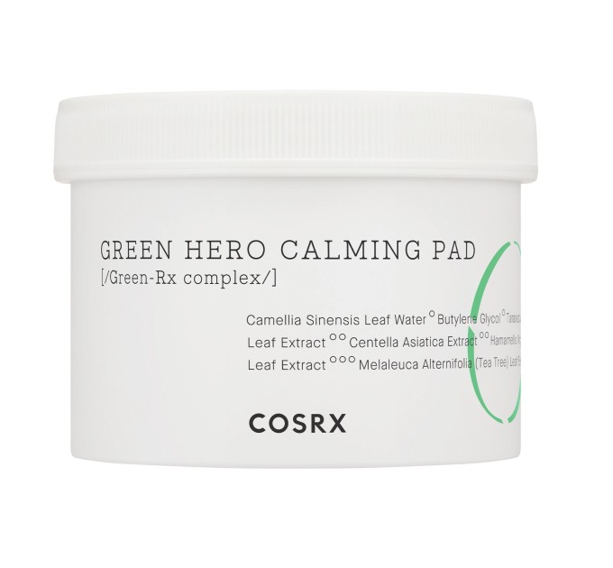 Диски One Step Green Hero Calming Pad COSRX - успокаивающий уход за кожей!