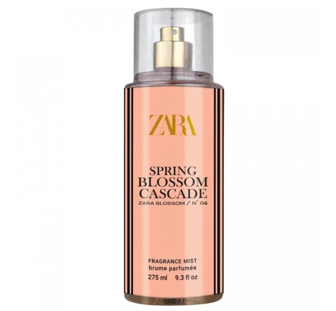 Освежающий весенний аромат: Парфюмированный спрей для тела Zara №04 Spring Blossom Cascade 275ml