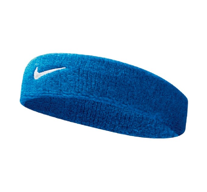 Уникальная Nike Swoosh Headband Royal Blue/White - идеальная повязка для спорта на agon-v.com.ua