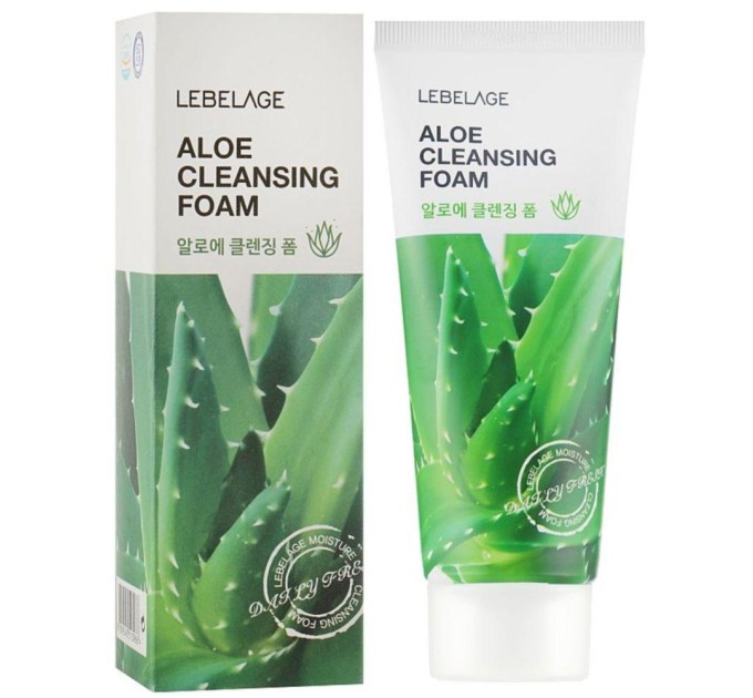 Пенка для умывания с экстрактом алоэ Lebelage Aloe Cleansing Foam 100 мл (8809540513986)