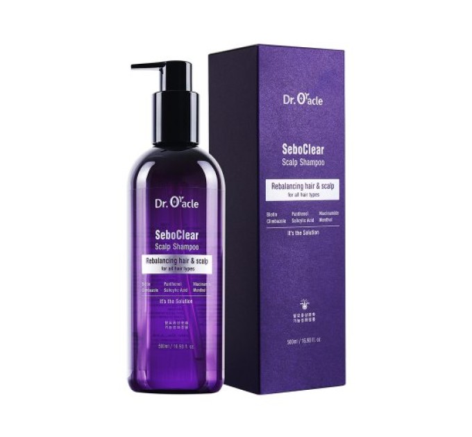 Безсульфатный шампунь Sebo Clear Scalp Shampoo Dr. Oracle: успокаивает и очищает волосы