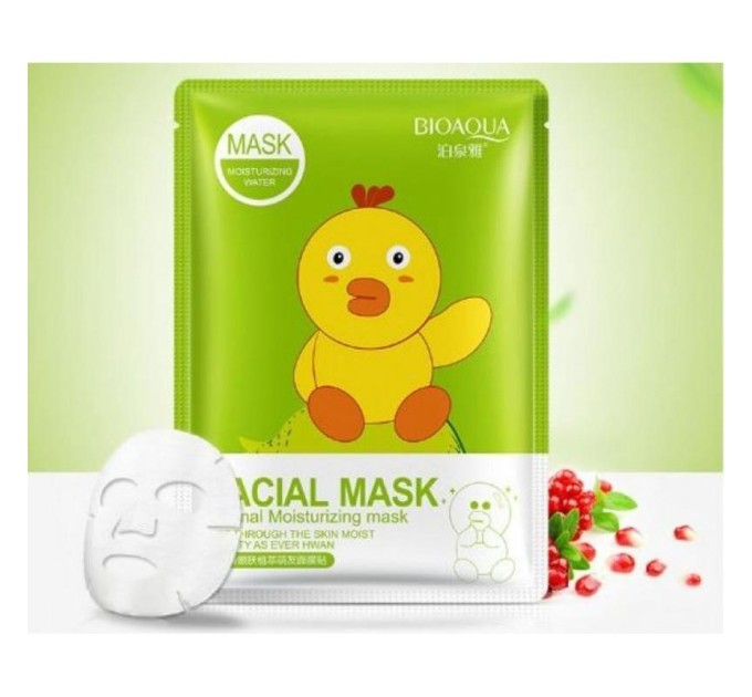 Тканевая маска Bioaqua Facial Mask с экстрактом граната: уход для вашей кожи