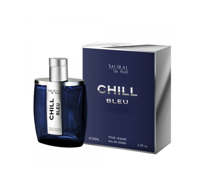 Освежающая мужская туалетная вода Chill Bleu Mural Men EDT 100 ml арт.36205