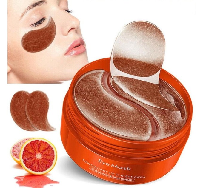 Уникальные гидрогелевые патчи с сицилийским апельсином от Images Eye Mask Blood Orange - 60 штук