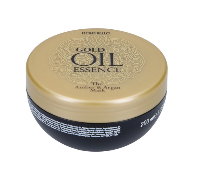 Маска для волос Montibello Gold Oil Essence Amber And Argan Mask 200 мл (8429525110667)