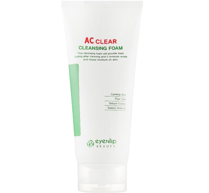 Очищающая пенка Eyenlip AC Clear Cleansing Foam: борьба с прыщами на новом уровне