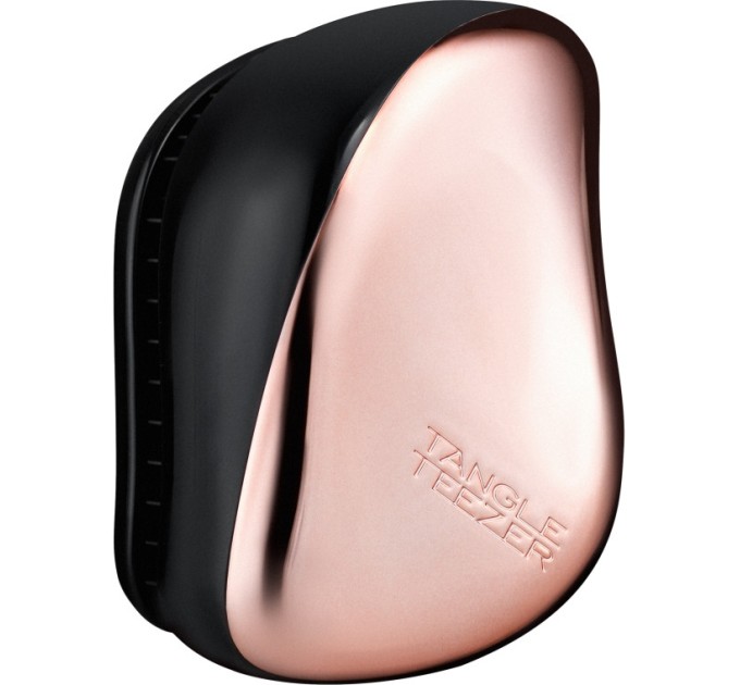 Идеальная расческа для волос: Tangle Teezer Compact Styler в розовом золоте и черном цвете