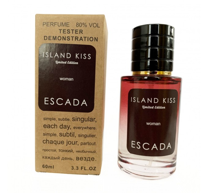 Раскройте свою страсть с тестером Escada Island Kiss Limited Edition - Selective Tester 60ml