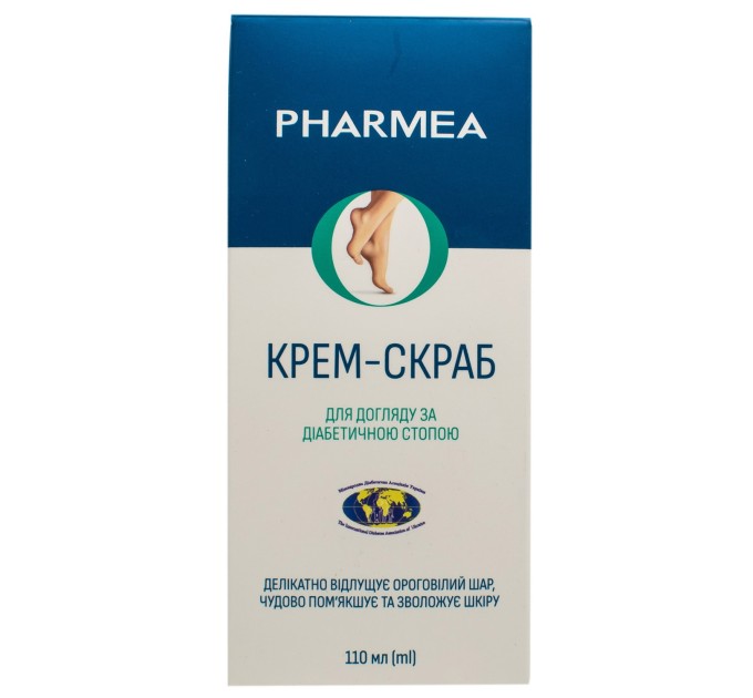 Крем-скраб Pharmea для диабетической стопы: эффективный уход в удобном формате