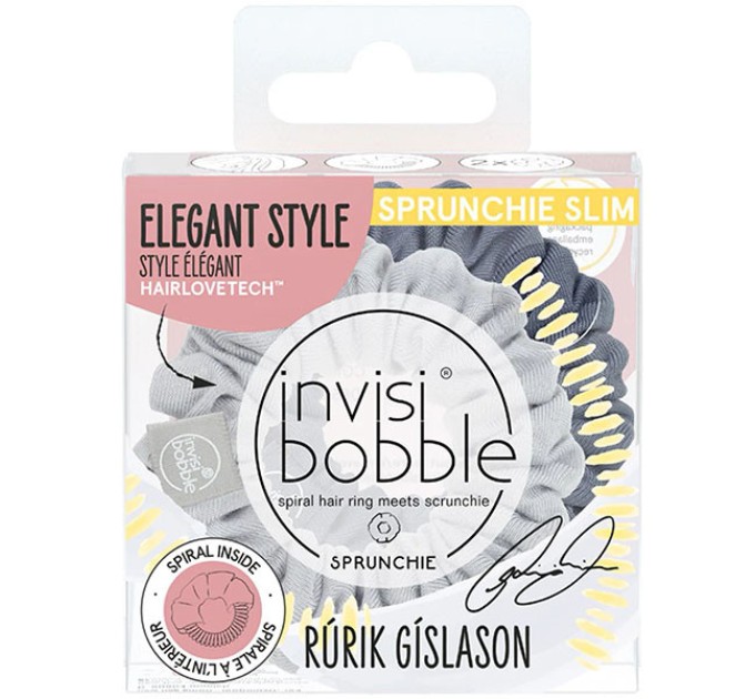 Резинки-браслеты invisibobble SPRUNCHIE SLIM Rurik Gislason Feeling Greyt: красиво и практично!