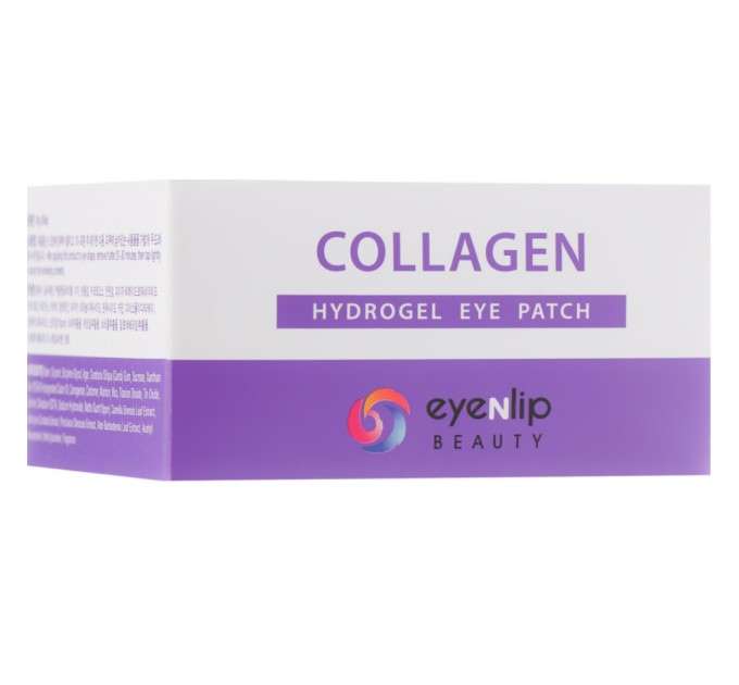 Патчі для очей з колагеном Eyenlip Collagen Hydrogel Eye Patch - 60 шт. (8809555250432) для молодості твоїх очей